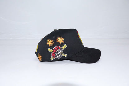 Caps  PIRATAS 🏴‍☠️ BLACK AND YELLOW