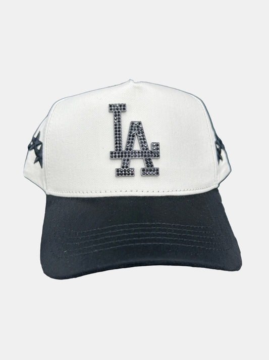 SNAPBACK CAPS FANS(CREAM AND BLACK DODGER)