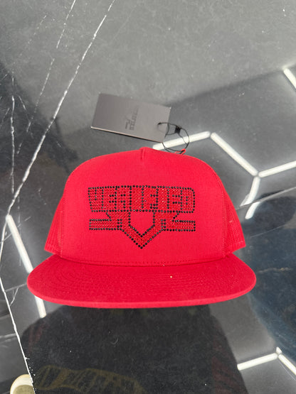 VERIFIED GORRA RED BLACK