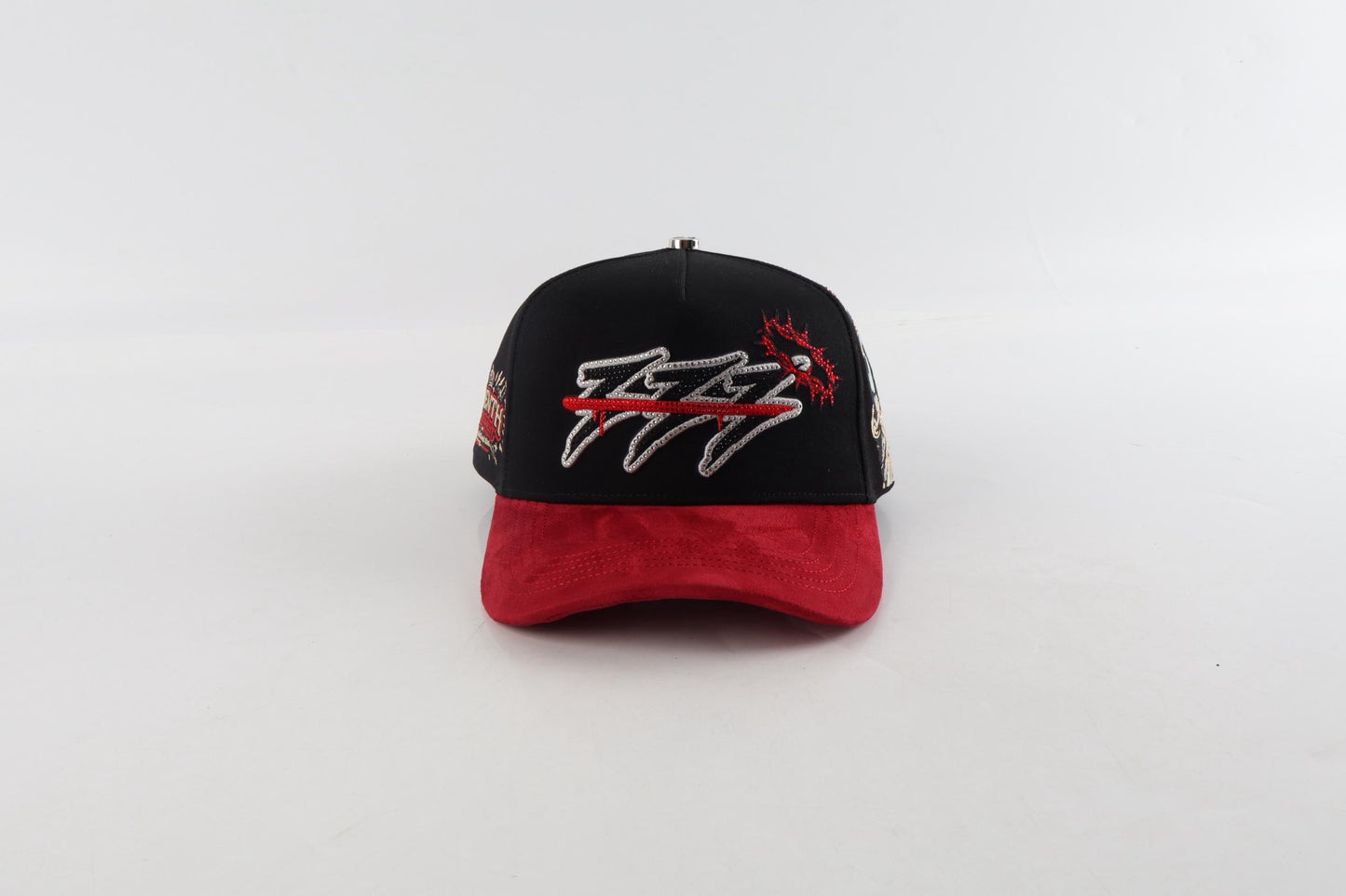 333 DESERTED X VQZ CAPS BLACK  AND RED