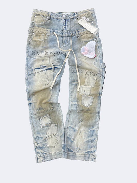 JEANS DUAA DENIM (BLUE)