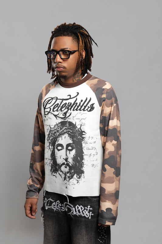 CELEZHILLS BROWN CAMO JESUS THERMO