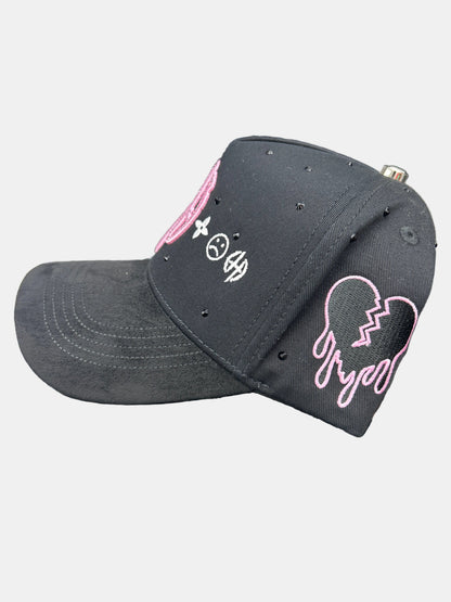SNAPBACK CAPS FANS(BLACK AND PINK)