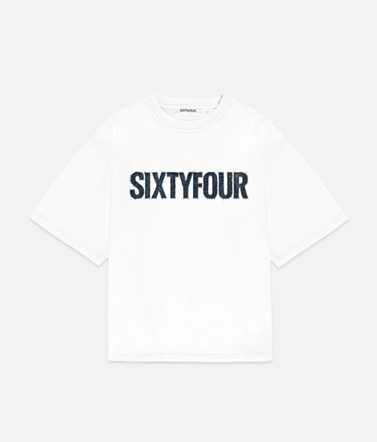 JEANS SKULL WHITE TEE