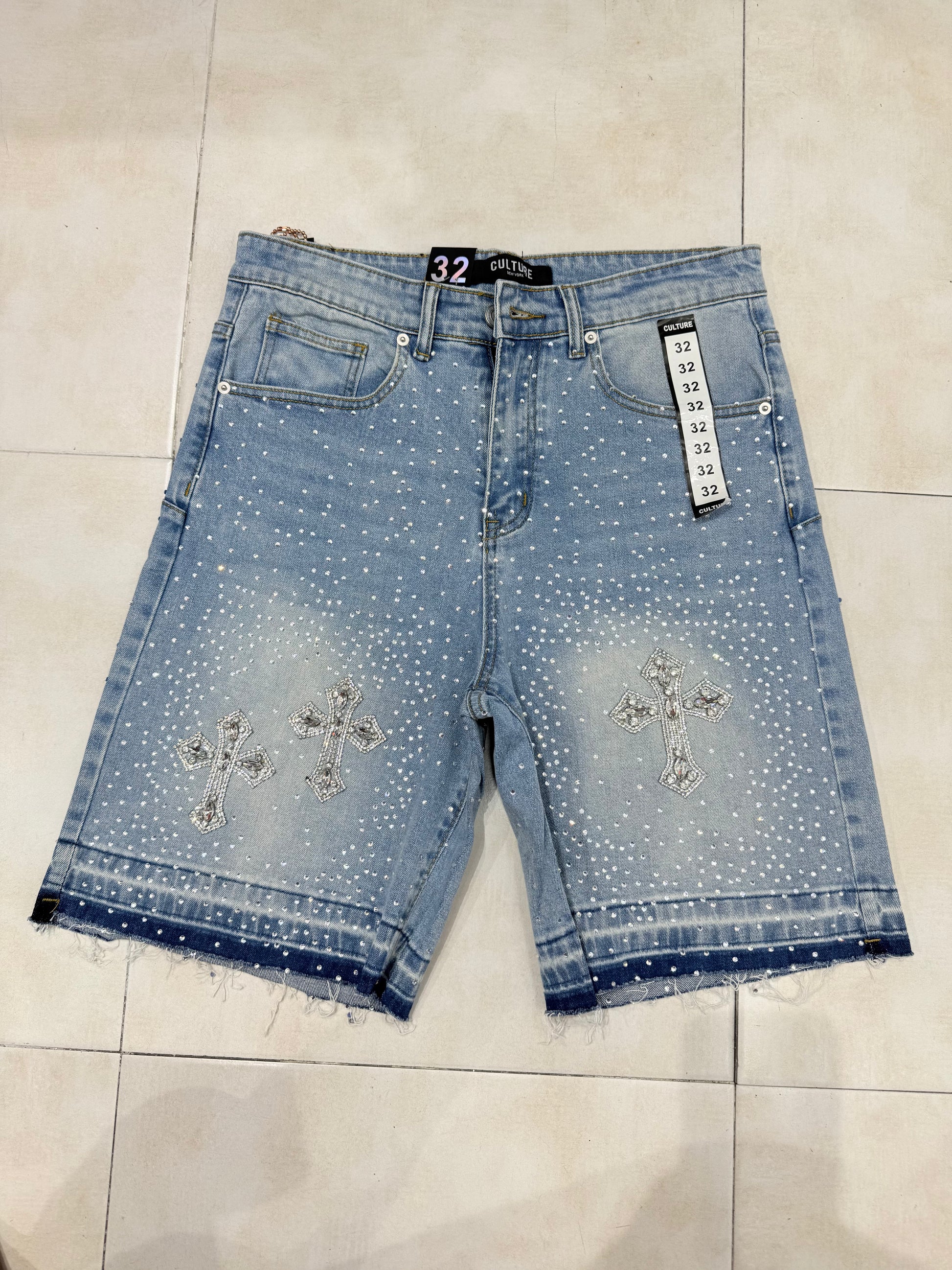 BERMUDAS CULTURE NY CRUZ BLUE