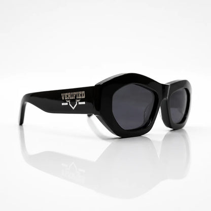 VERIFIED WOMEN SUNGLASSES BLACK / silver