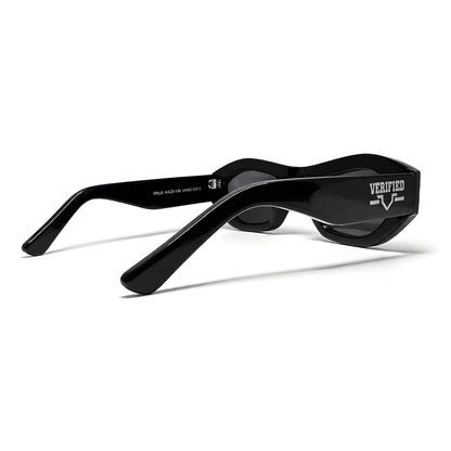 VERIFIED WOMEN SUNGLASSES BLACK / silver