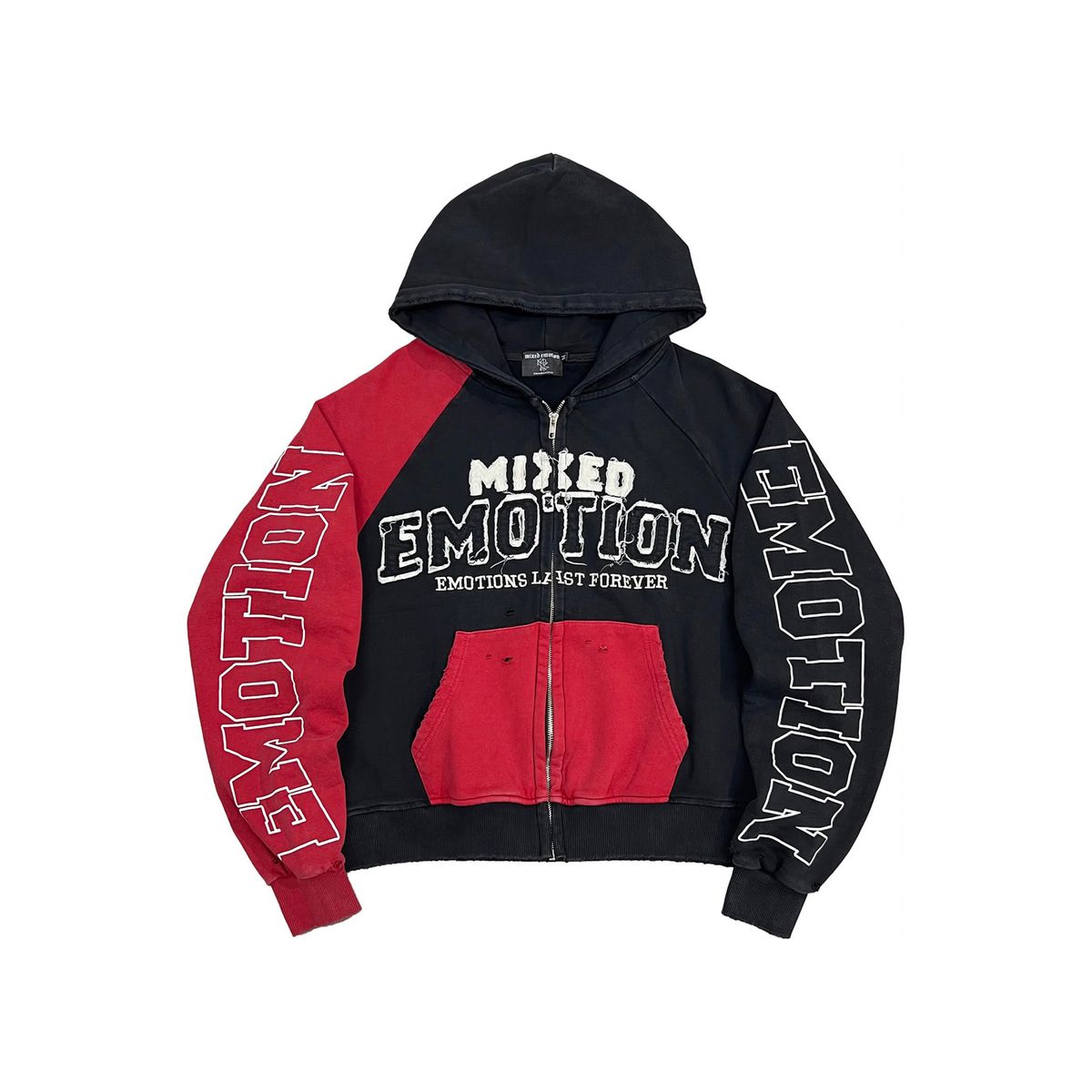 Mix Emoxion Red “Split Decision” Hoodie