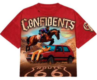 CONFIDENTS TEE RED ❤️