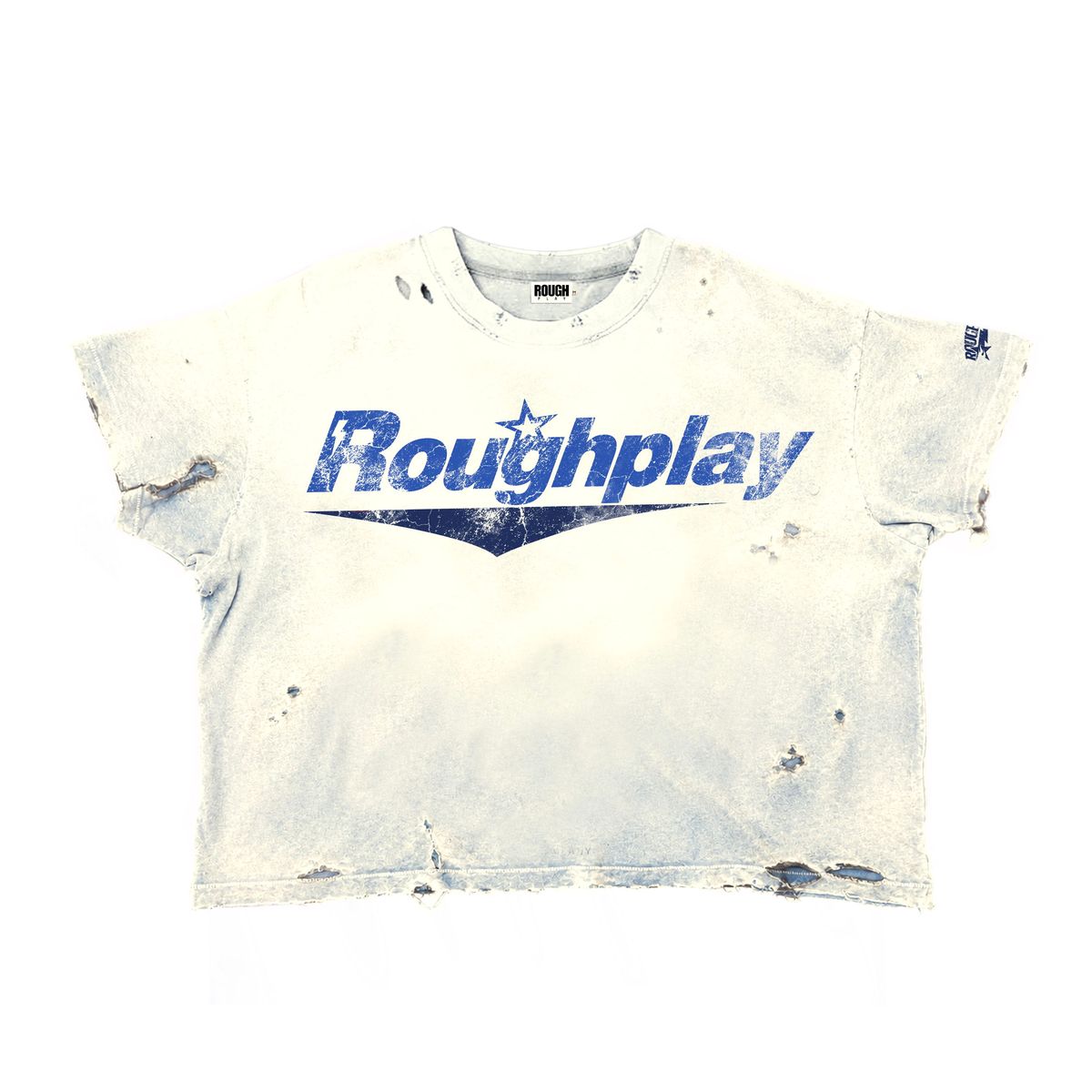 ROUGHPLAY 🩹 ROYAL/WHITE T-SHIRT