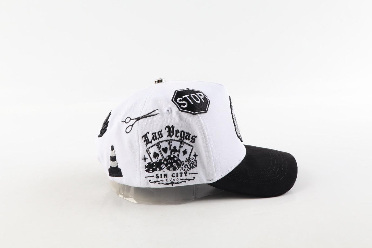 HARMONY X VQZ CAPS WHITE BLACK