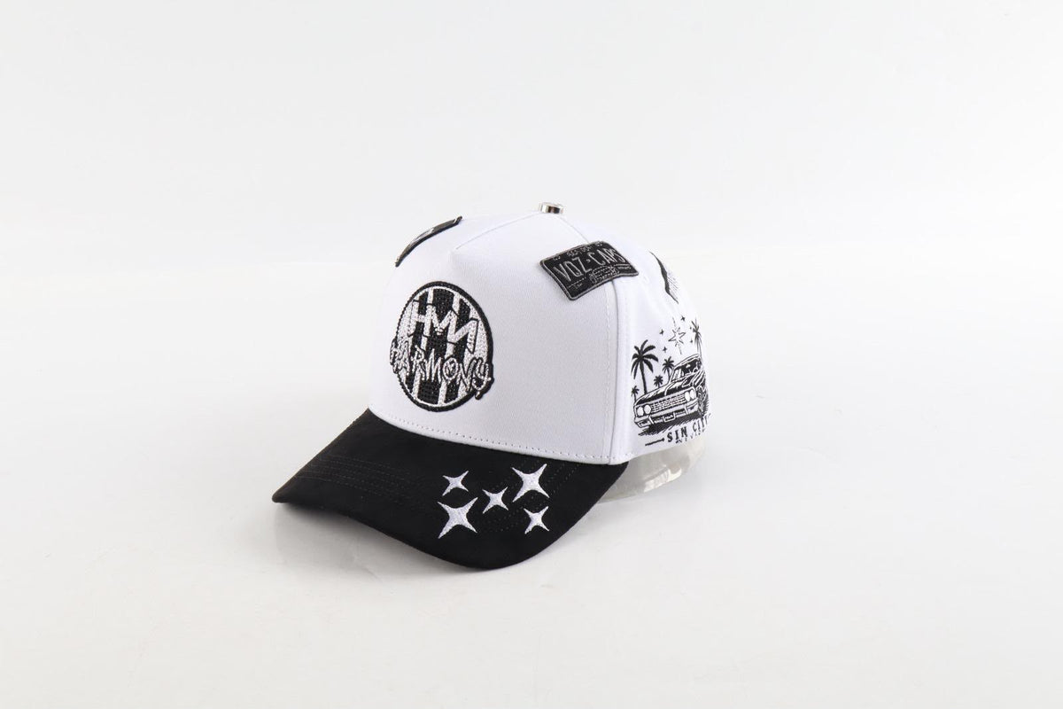 HARMONY X VQZ CAPS WHITE BLACK