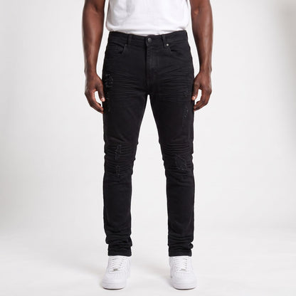 SKINY Double Whisker jeans BLACK 2