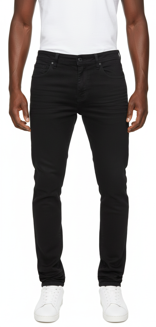 Core Slim Jeans Black liso