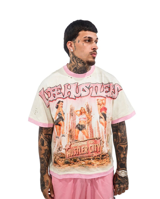 LH 'HUSTLER CITY Pink