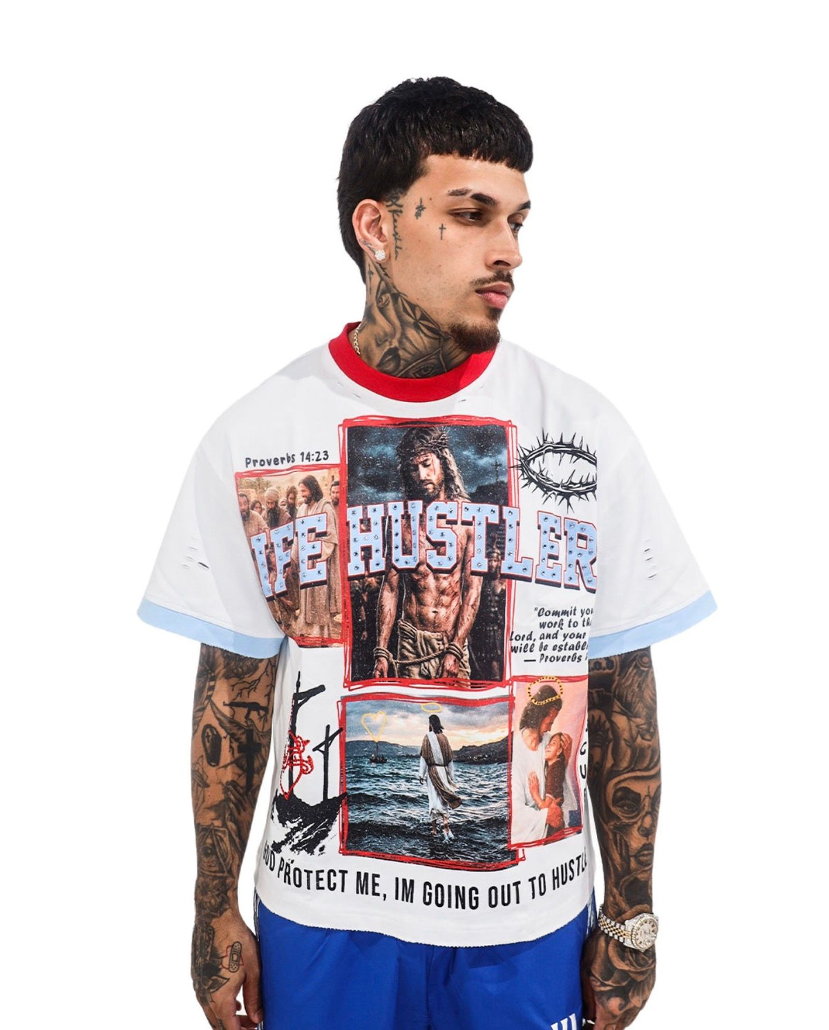 LH 'HUSTLER JESUS TEE