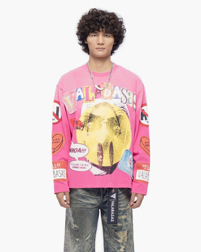 VALABASAS PINK  Long Sleeve Tee (copia)