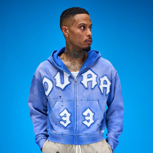 DUAA 33 BLUE HOODIE