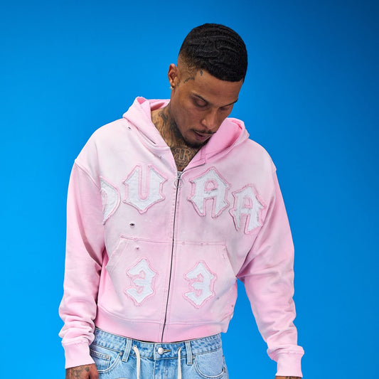 DUAA 33 PINK HOODIE