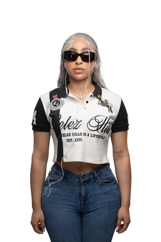 CELEZHILLS WOMEN  WHITE POLO