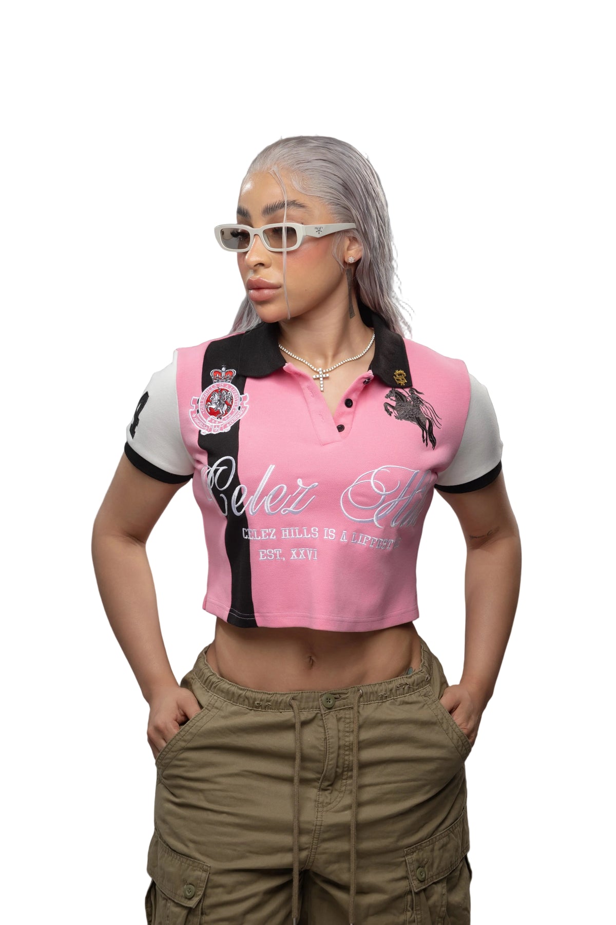 CELEZHILLS WOMEN   POLO ROSA 👛