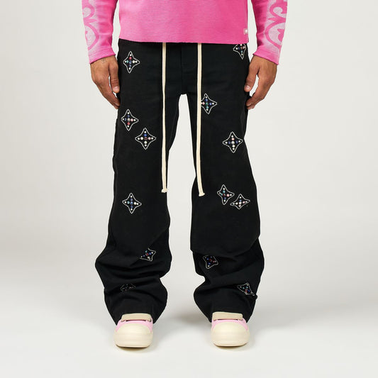 DUAA STAR BLACK PANT