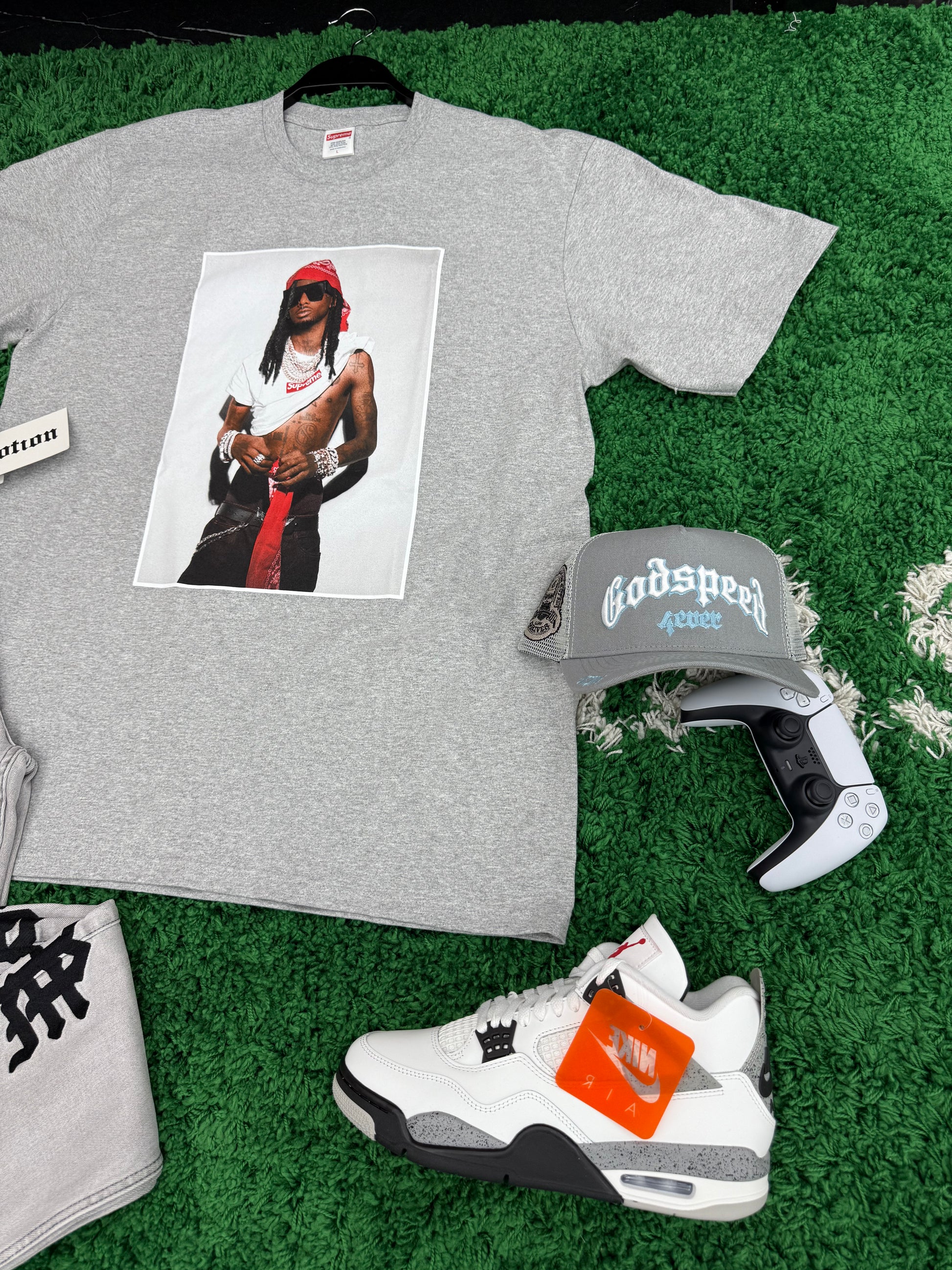 Supreme T-Shirt - Playboi Carti Grey