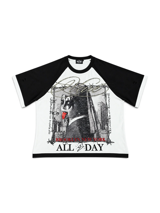VARE ALL DAY ROCKSTART NEW YORK T SHIRT 🔥🗽🎸