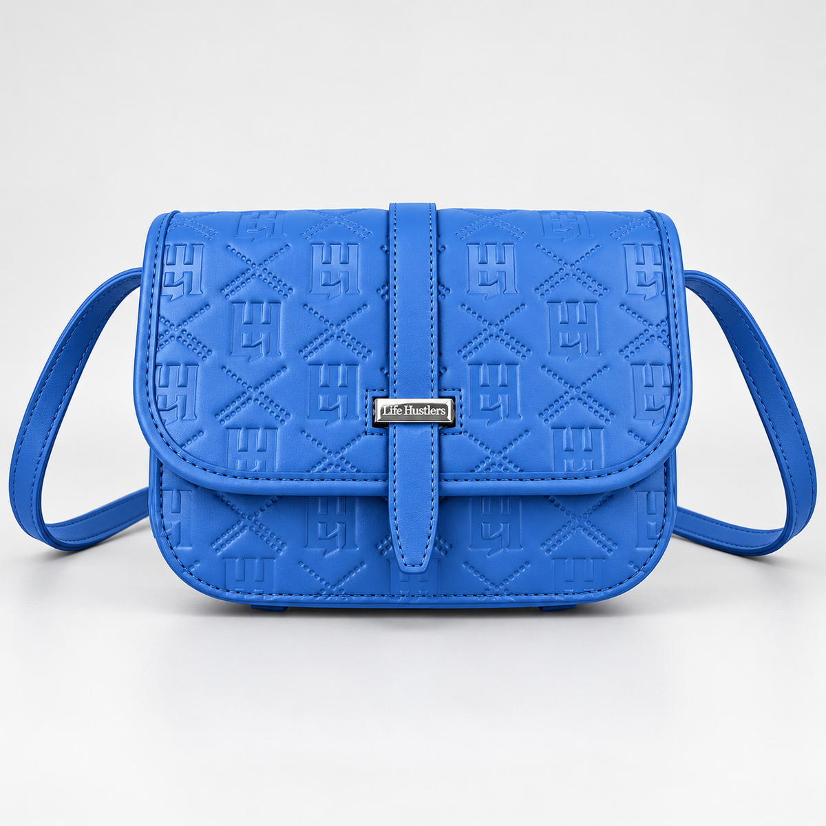LIFE HUSTLER –MESSENGER BAG BLUE