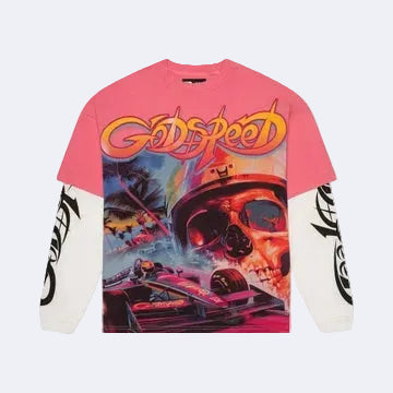 GODSPEED F1 Dreams Layered T-Shirt (Pink)