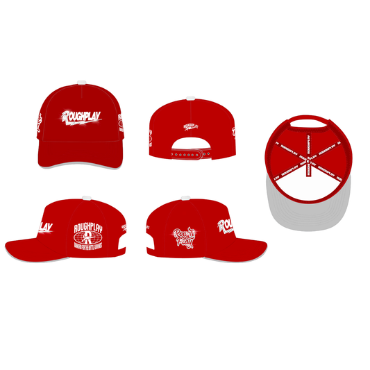 ROUGHPLAY SNAPBACK RED WHITE