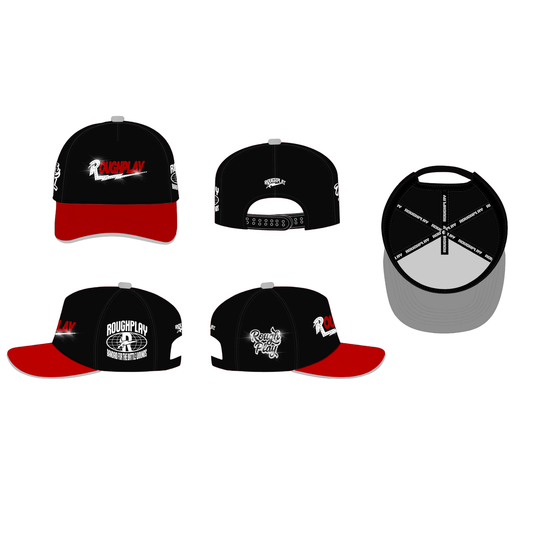 ROUGHPLAY SNAPBACK black red