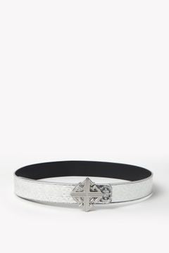 Guapi Chrome Leather Belt
