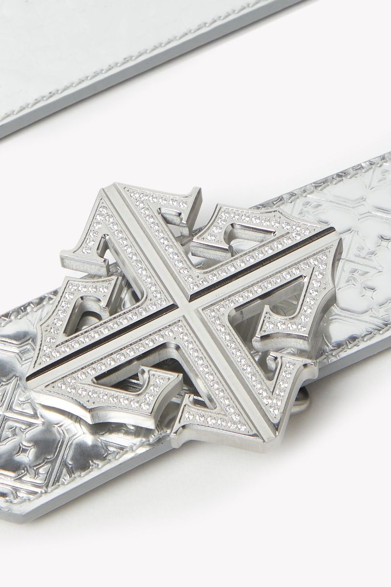 Guapi Chrome Leather Belt