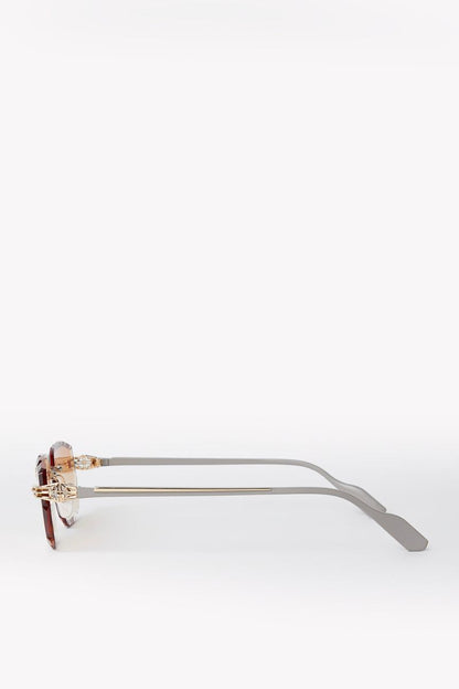 Guapi Peach Orange Icon Glasses👓