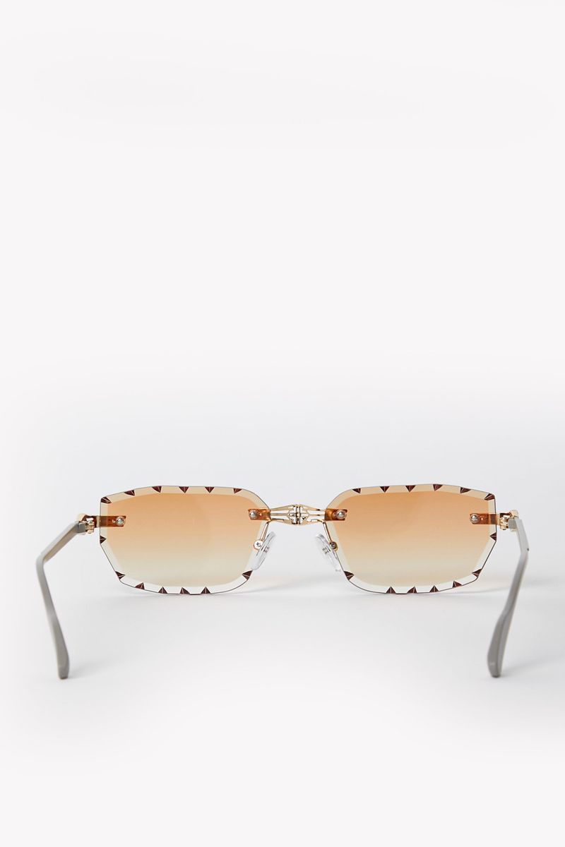 Guapi Peach Orange Icon Glasses👓