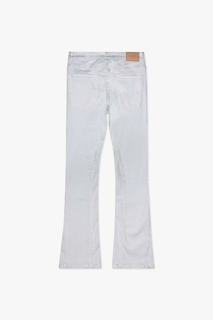 VALABASAS JEANS Mr.Stacked-WHITE