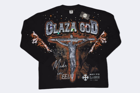 CRUCIFIXION | GOLD |GLAZA- Long Sleeve