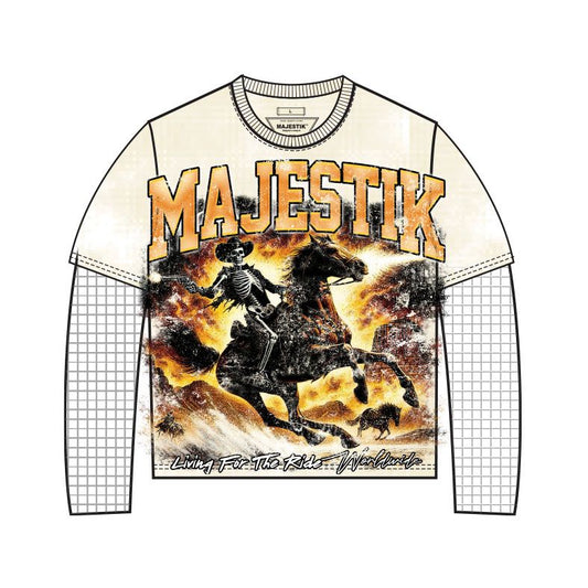 MAJESTIK MEN’S GARMENT DYED TWOFER(W/THERMAL)