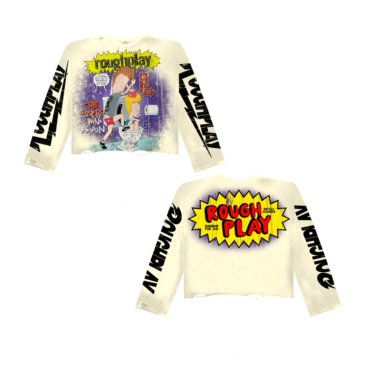 ROUDPLAY 🩹BEAVIS & BUTTHEAD LONG SLEEVE