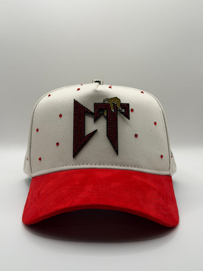 GORRA  CAPS FANS ( L/T. RED  )