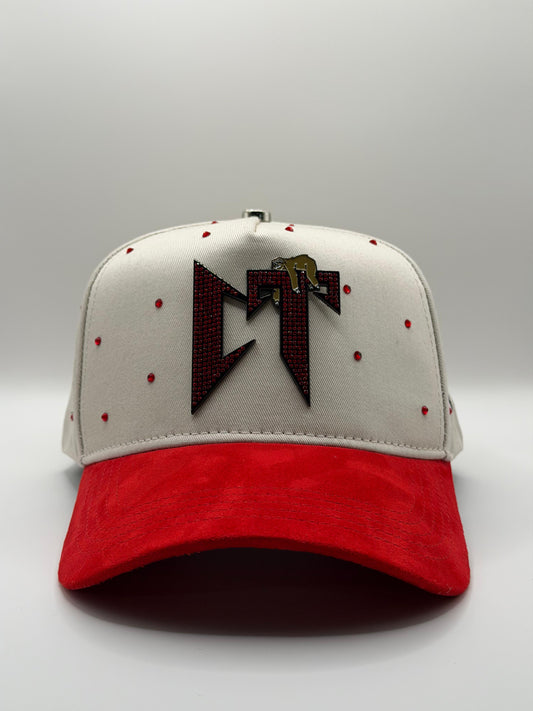 GORRA  CAPS FANS ( L/T. RED  )