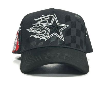 SNAPBACK CAPS FANS( STAR BLACK)