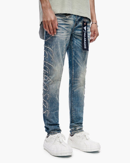 VALABASAS SKINNY Jeans Licium Dark Blue Skinny