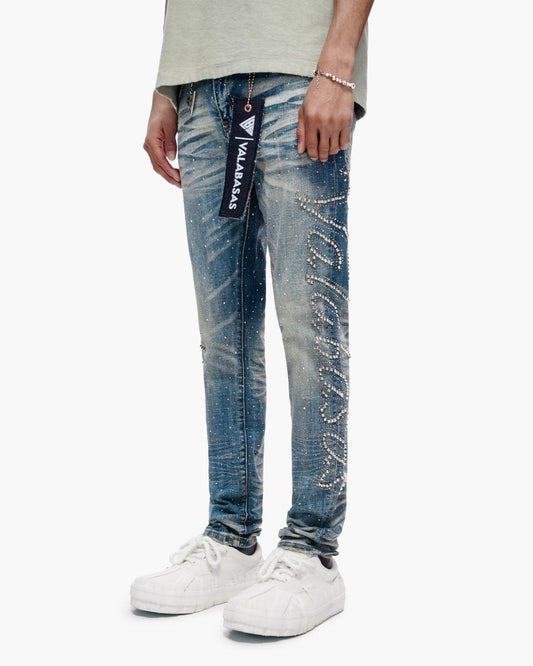 VALABASAS SKINNY Jeans Licium Dark Blue Skinny