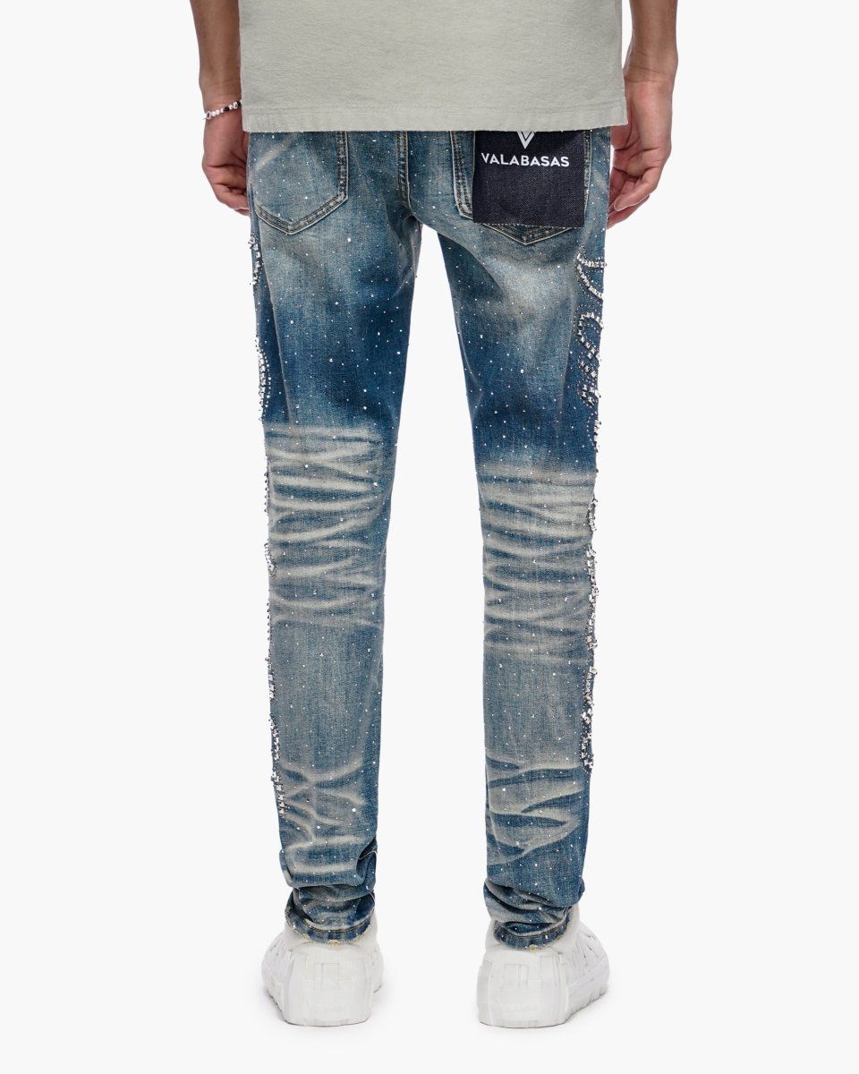 VALABASAS SKINNY Jeans Licium Dark Blue Skinny