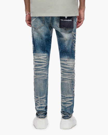 VALABASAS SKINNY Jeans Licium Dark Blue Skinny