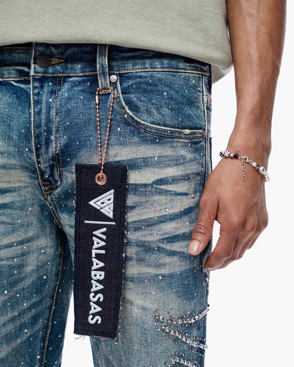 VALABASAS SKINNY Jeans Licium Dark Blue Skinny