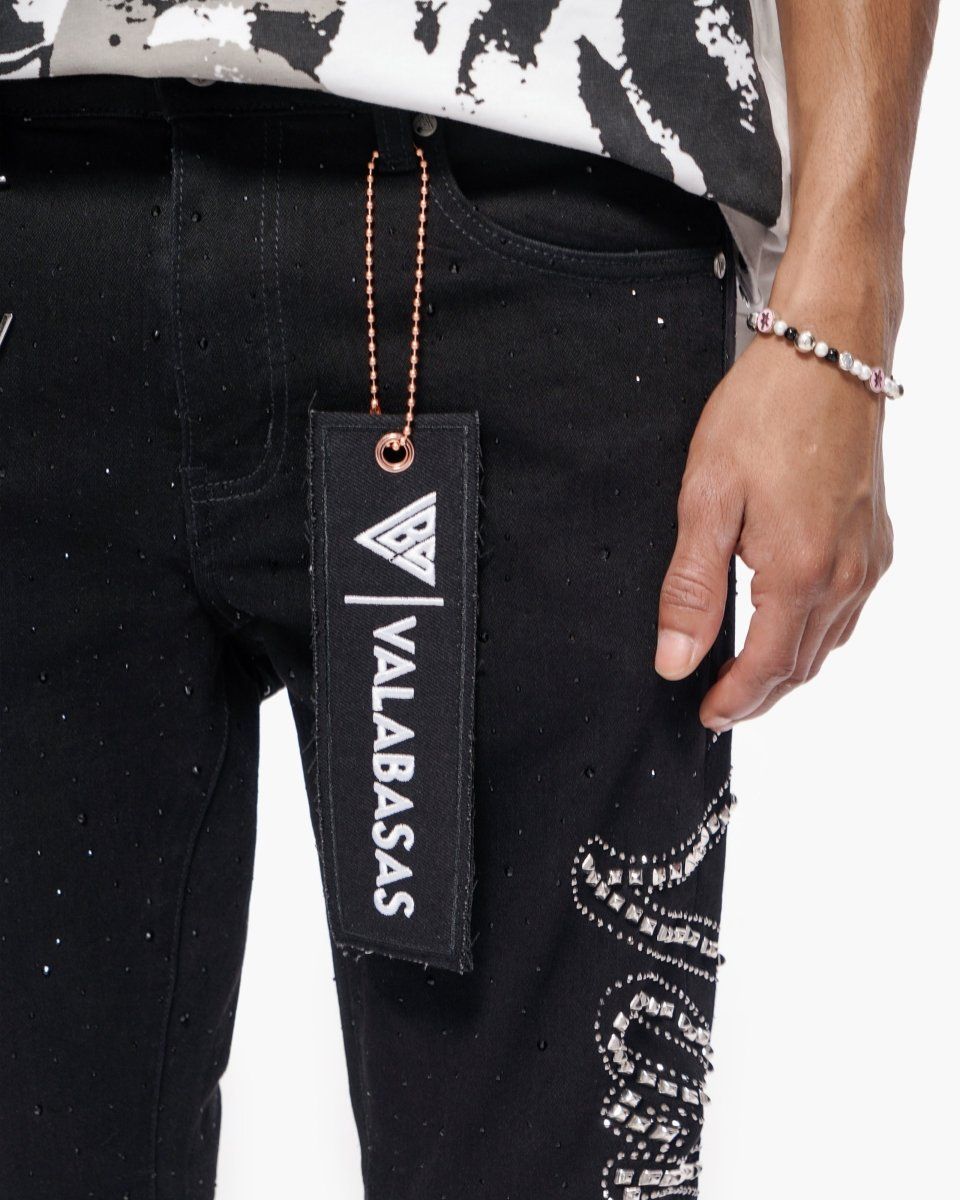VALABASAS Licium Jet Black Skinny