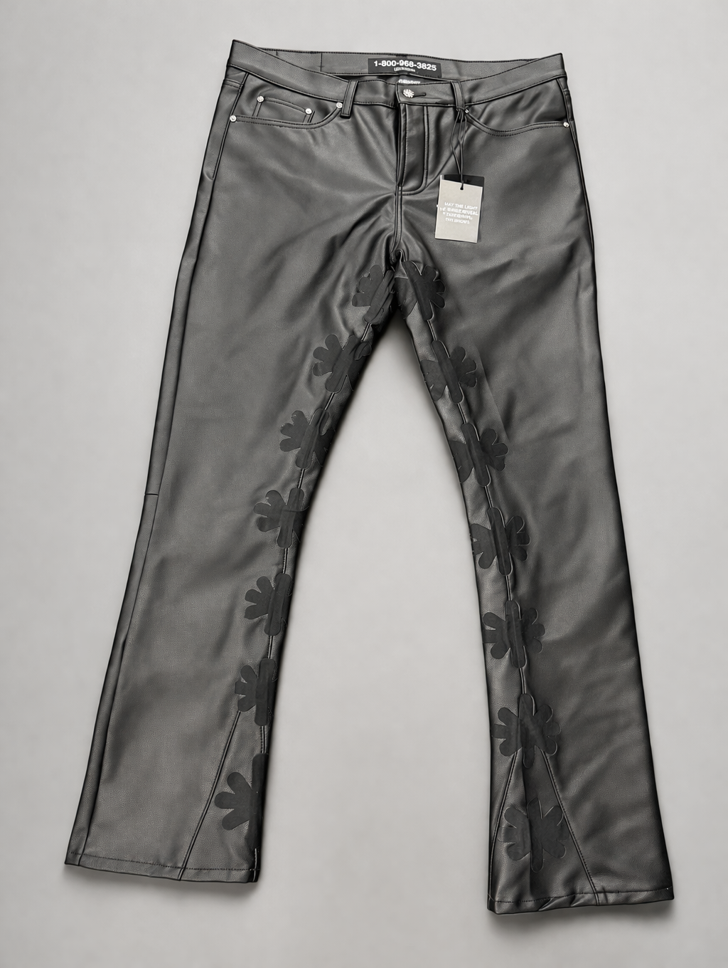 LOSTSHDWS OG SUN LOGO JEANS LEDEER BLACK